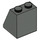LEGO Dunkelgrau Steigung 2 x 2 x 2 (65°) mit Unterrohr (3678)