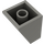 LEGO Dunkelgrau Steigung 2 x 2 x 2 (65°) mit Unterrohr (3678)