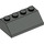 LEGO Dark Gray Slope 2 x 4 (45°) with Rough Surface (3037)
