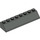 LEGO Dark Gray Slope 2 x 8 (45°) (4445)