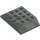 LEGO Donkergrijs Helling 4 x 6 (45°) Dubbele (32083)