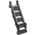 LEGO Dunkelgrau Treppe 4 x 6 x 7 1/3 Enclosed Gerade (4784)