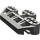 LEGO Dunkelgrau Technic Verbinder Block 3 x 6 mit Six Achse Löcher und Groove (32307)