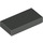 LEGO Dark Gray Tile 1 x 2 with Groove (3069 / 30070)