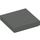 LEGO Dark Gray Tile 2 x 2 with Groove (3068 / 88409)