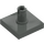 LEGO Dark Gray Tile 2 x 2 with Vertical Pin (2460 / 49153)