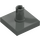 LEGO Dark Gray Tile 2 x 2 with Vertical Pin (2460 / 49153)