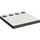LEGO Gris foncé Tuile 4 x 4 avec Goujons sur Bord (6179)
