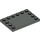 LEGO Dark Gray Tile 4 x 6 with Studs on 3 Edges (6180)