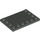 LEGO Dark Gray Tile 4 x 6 with Studs on 3 Edges (6180)