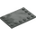 LEGO Donkergrijs Tegel 4 x 6 met Noppen aan 3 Edges (6180)