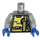 LEGO Dark Gray Unitron (Chief) Space Torso (973)