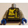 LEGO Dark Gray Unitron (Chief) Space Torso (973)