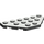 LEGO Dark Gray Wedge Plate 3 x 6 with 45º Corners (2419 / 43127)
