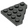 LEGO Dark Gray Wedge Plate 4 x 4 Corner (30503)