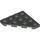 LEGO Dark Gray Wedge Plate 4 x 4 Corner (30503)