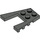 LEGO Dark Gray Wedge Plate 4 x 4 with 2 x 2 Cutout (41822 / 43719)