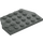 LEGO Dark Gray Wedge Plate 4 x 6 without Corners (32059 / 88165)