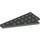 LEGO Dark Gray Wedge Plate 4 x 8 Wing Left with Underside Stud Notch (3933)
