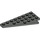 LEGO Dark Gray Wedge Plate 4 x 8 Wing Left with Underside Stud Notch (3933 / 45174)