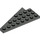 LEGO Dark Gray Wedge Plate 4 x 8 Wing Right with Underside Stud Notch (3934 / 45175)