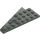 LEGO Donkergrijs Wig Plaat 4 x 8 Vleugel Rechts met onderkant noppenuitsparing (3934 / 45175)