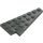 LEGO Donkergrijs Wig Plaat 4 x 8 Vleugel Rechts met onderkant noppenuitsparing (3934 / 45175)