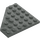 레고 짙은 회색 쐐기 그릇 6 x 6 모서리 (6106)