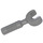 LEGO Dark Gray Wrench with Open End 6 Rib Handle