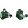 LEGO Dark Green Airjitzu Morro Minifig Torso (973 / 76382)