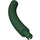 LEGO Dark Green Animal Tail Middle Section with Technic Pin (40378 / 51274)