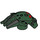 LEGO Dark Green Barraki Ehlek Head (60274)