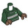 LEGO Verde oscuro Blaise Zabini con Slytherin Quidditch Jersey Minifigura Torso (973 / 76382)