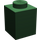 LEGO Vert foncé Brique 1 x 1 (3005 / 30071)