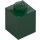 LEGO Dark Green Brick 1 x 1 with Stud on One Side (87087)