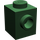 LEGO Dark Green Brick 1 x 1 with Stud on One Side (87087)