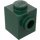 LEGO Dark Green Brick 1 x 1 with Stud on One Side (87087)