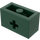 LEGO Dunkelgrün Backstein 1 x 2 mit Achse Loch („+“ Öffnung und Unterrohr) (31493 / 32064)