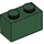 LEGO Dark Green Brick 1 x 2 with Bottom Tube (3004 / 93792)