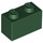 LEGO Dark Green Brick 1 x 2 with Bottom Tube (3004 / 93792)