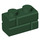 LEGO Dark Green Brick 1 x 2 with Embossed Bricks (98283)