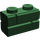 LEGO Dark Green Brick 1 x 2 with Embossed Bricks (98283)