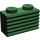 LEGO Vert foncé Brique 1 x 2 avec Grille (2877)