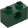 LEGO Dark Green Brick 1 x 2 with Hole (3700)