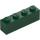 LEGO Dark Green Brick 1 x 4 with 4 Studs on One Side (30414)