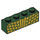 LEGO Dunkelgrün Backstein 1 x 4 mit gold chainmail armour (aquaman) (3010 / 37149)