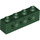 LEGO Donkergroen Steen 1 x 4 met Gaten (3701)