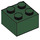 LEGO Donkergroen Steen 2 x 2 (3003 / 6223)