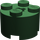LEGO Dark Green Brick 2 x 2 Round (3941 / 6143)