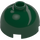 LEGO Dark Green Brick 2 x 2 Round with Dome Top (Safety Stud, Axle Holder) (3262 / 30367)